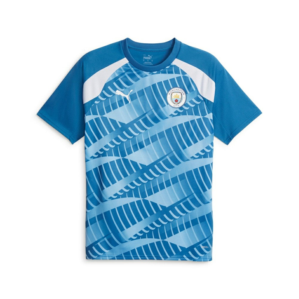 Puma Manchester City 2023/24 Pre-Match Jerseys - Blue
