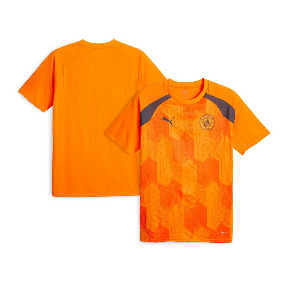 Puma Manchester City 2023/24 Pre-Match Jerseys - Orange