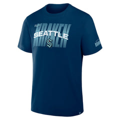 Seattle Kraken Fanatics Team Vision Legacy T-Shirt Deep Sea Blue