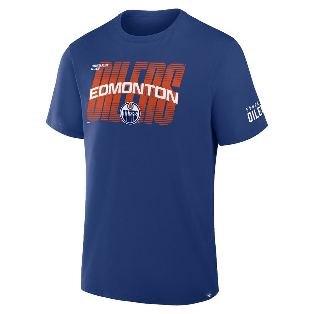 Edmonton Oilers - Fanatics Team Vision Legacy T-Shirt Royal