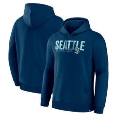 Seattle Kraken Fanatics Net Minder Legacy Hoodie Deep Sea Blue
