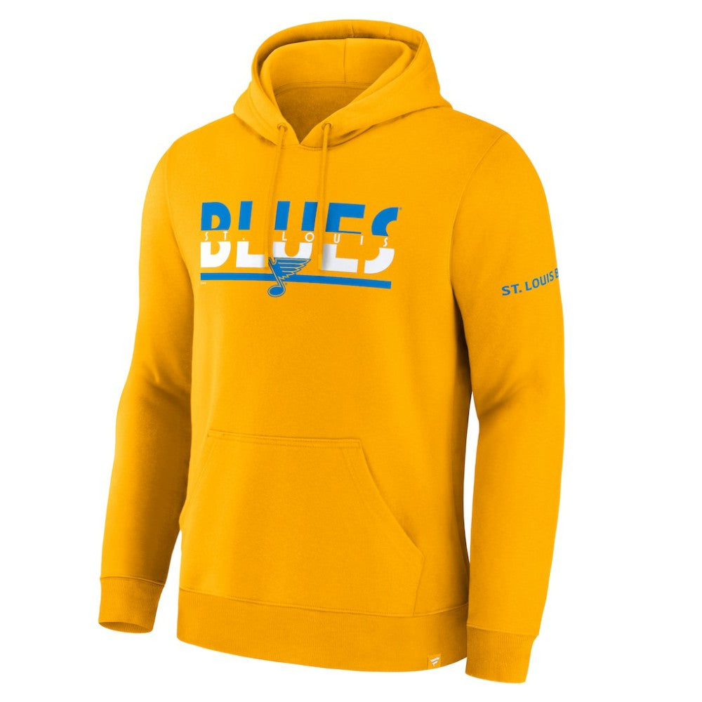 St. Louis Blues - Fanatics Half Wall Legacy Hoodie Gold