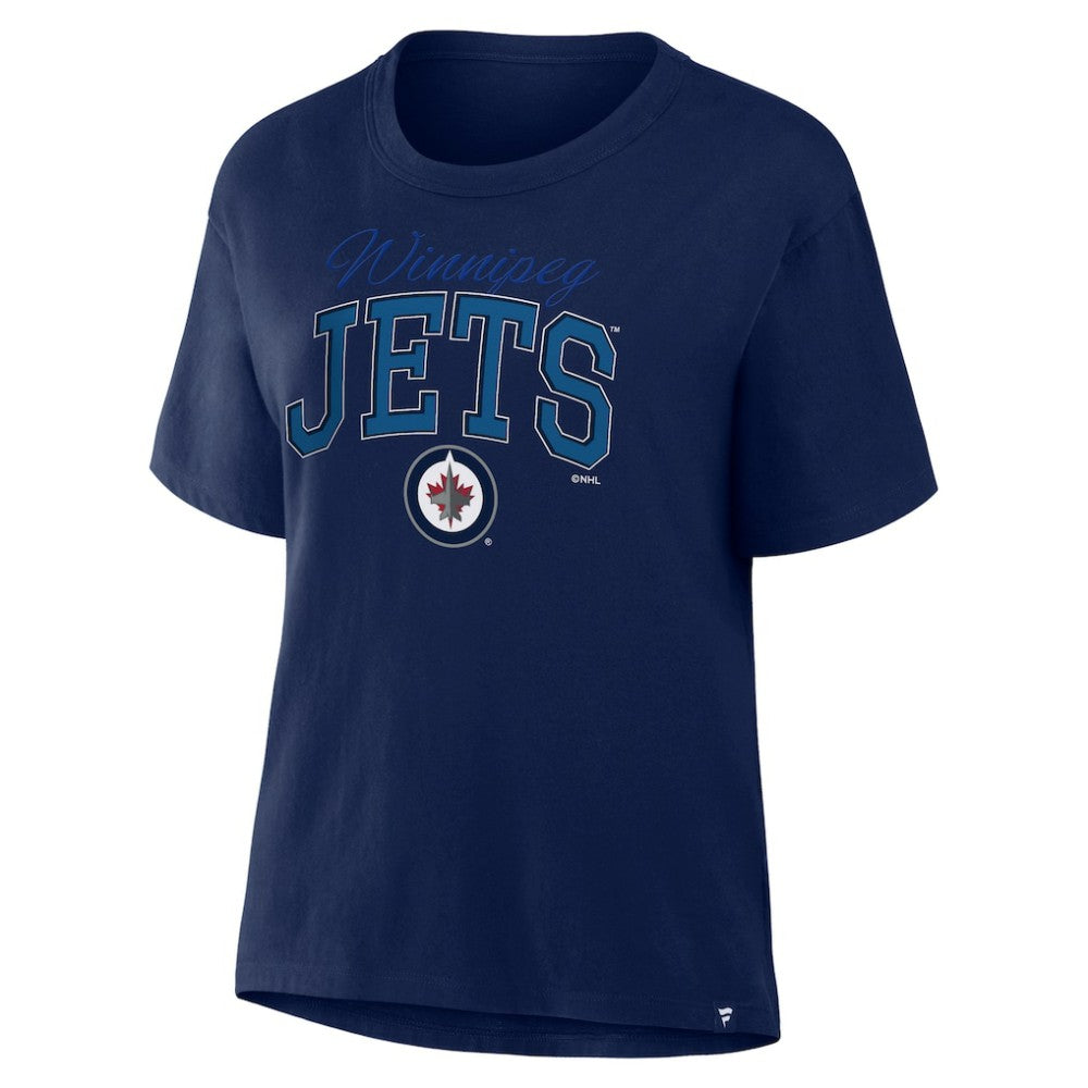 Winnipeg Jets - Fanatics Women's Line Change Legacy T-Shirt Navy