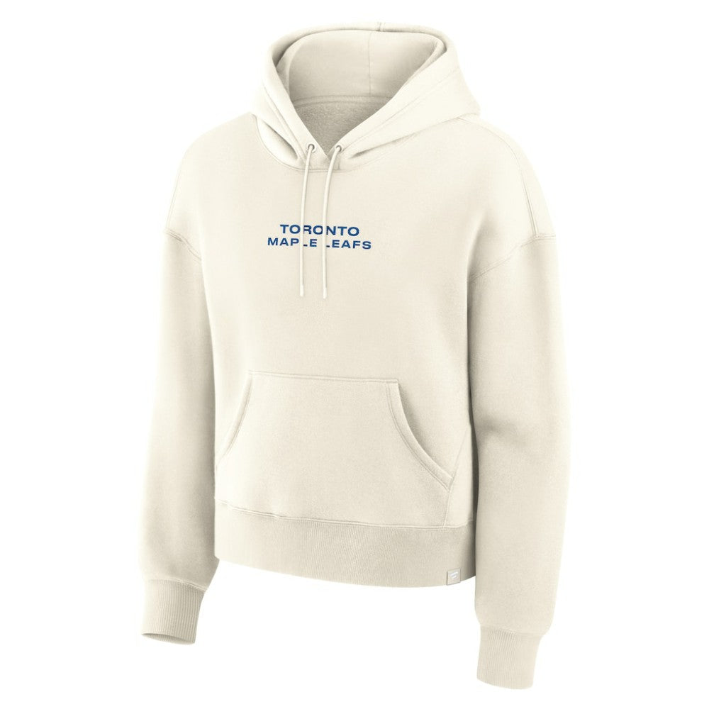 Toronto Maple Leafs - Fanatics Women's Neutral Zone Legacy Hoodie Cream