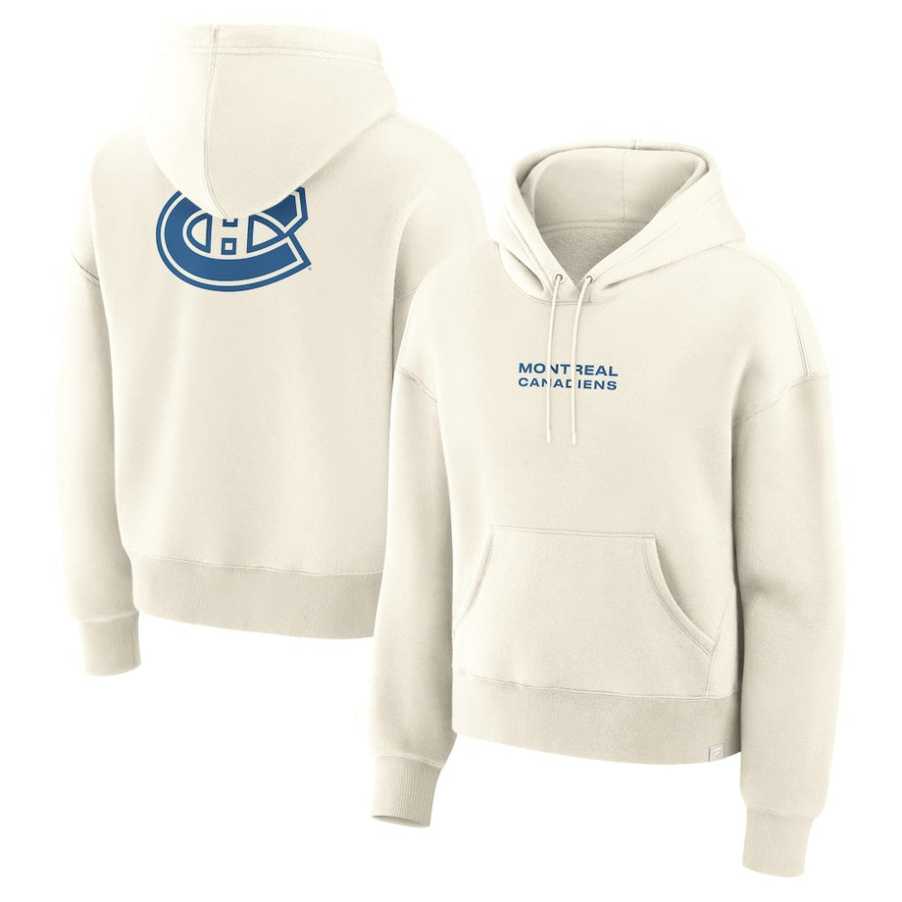 Montreal Canadiens - Fanatics Women's Neutral Zone Legacy Hoodie Cream