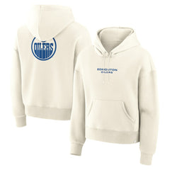 Edmonton Oilers - Fanatics Women's Neutral Zone Legacy Hoodie Cream