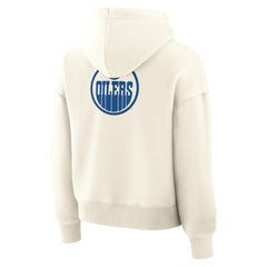 Edmonton Oilers - Fanatics Women's Neutral Zone Legacy Hoodie Cream