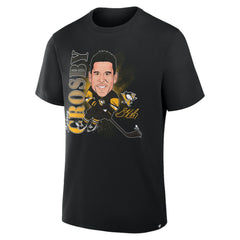 Sidney Crosby Pittsburgh Penguins Fanatics Caricature Player T-Shirt Black