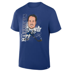 Auston Matthews Toronto Maple Leafs - Fanatics Caricature Player T-Shirt Blue