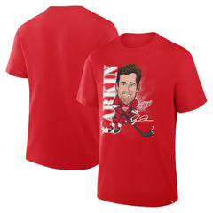 Dylan Larkin Detroit Red Wings - Fanatics Caricature Player T-Shirt Red