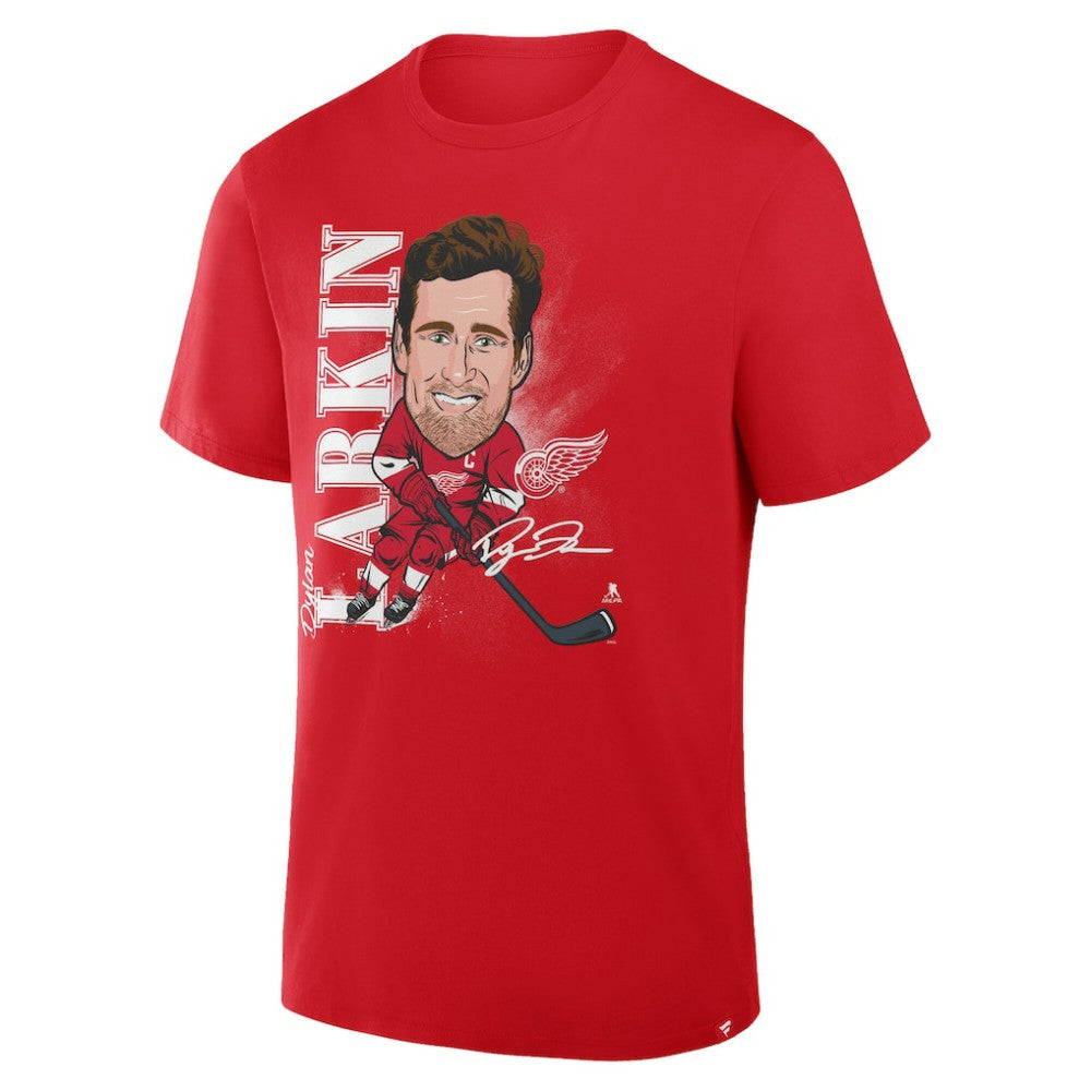 Dylan Larkin Detroit Red Wings - Fanatics Caricature Player T-Shirt Red