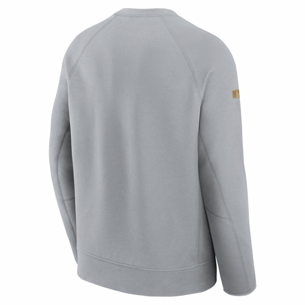 Los Angeles Dodgers Nike 2026 Gold Collection Tech Fleece Sweatshirt On Sale