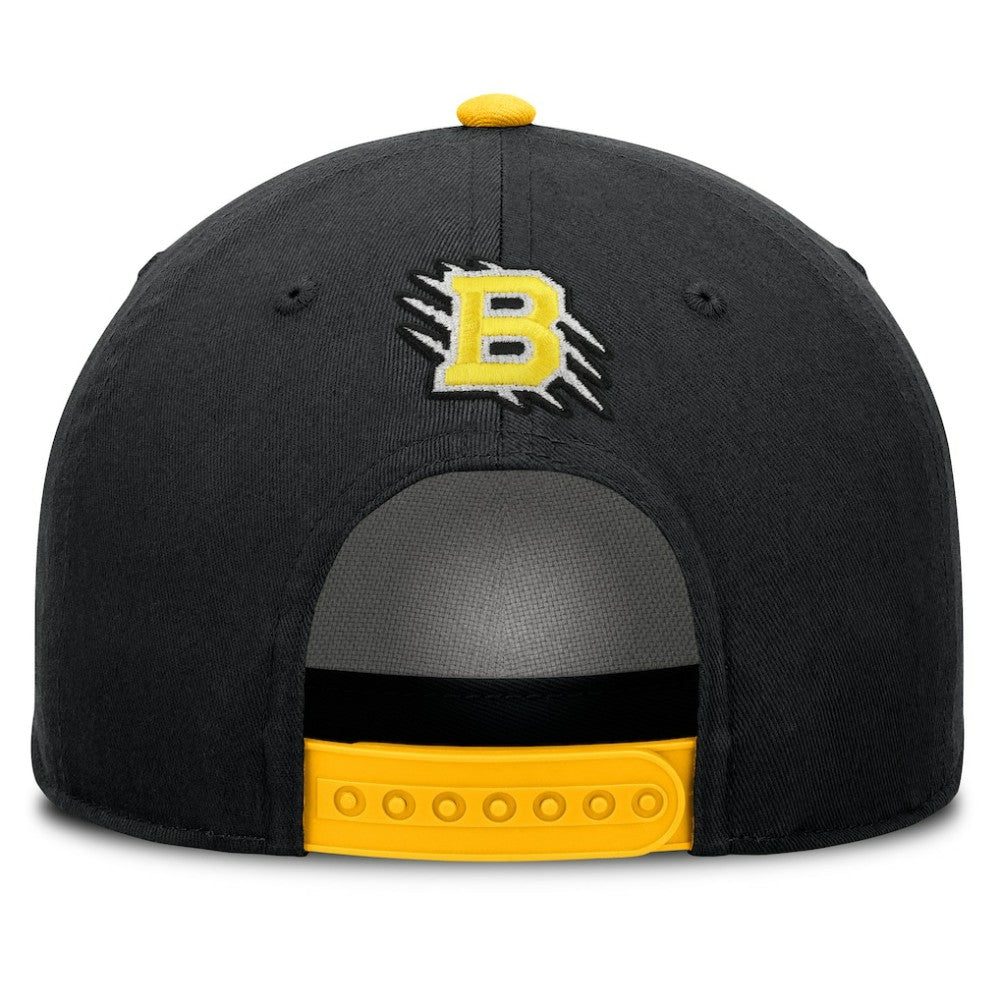 Boston Bruins Fanatics 2026 NHL Stadium Series Authentic Pro A-Frame Adjustable Hat Black