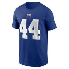 Cam Skattebo New York Giants Name & Number T-Shirt Royal - Nike