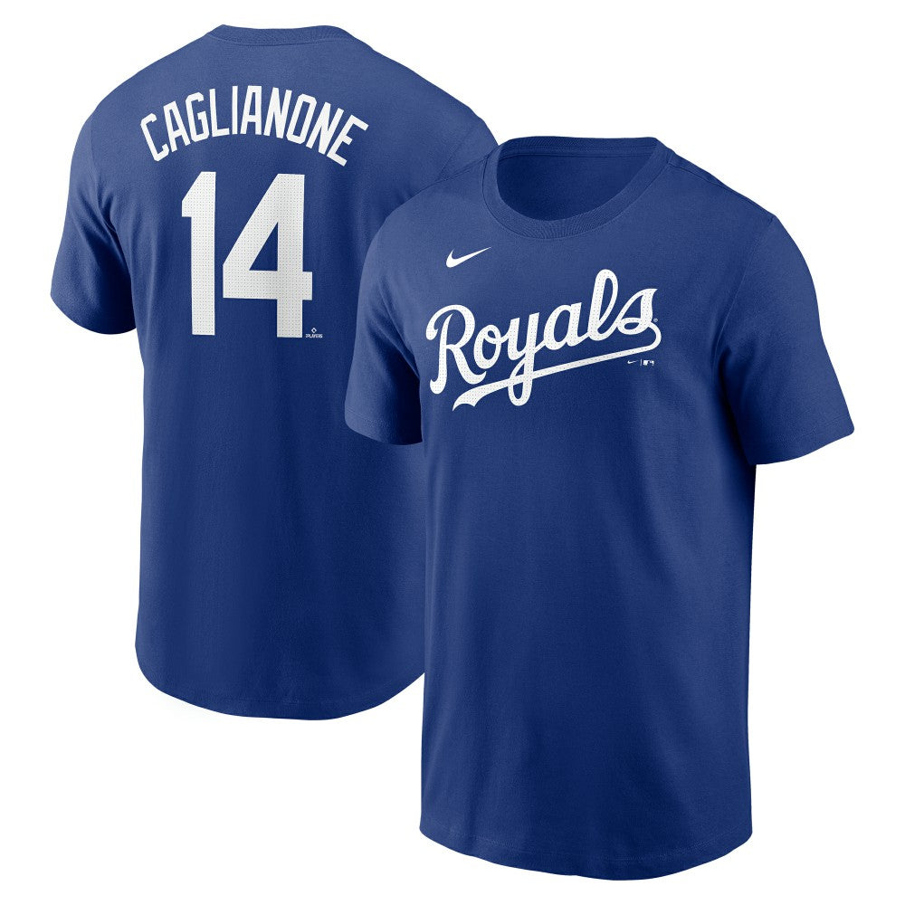 Jac Caglianone Kansas City Royals Nike Fuse Name & Number T-Shirt for sale
