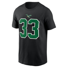 Cooper DeJean Philadelphia Eagles Player Name & Number T-Shirt Black - Nike