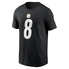 Aaron Rodgers Pittsburgh Steelers Name & Number T-Shirt Black - Nike