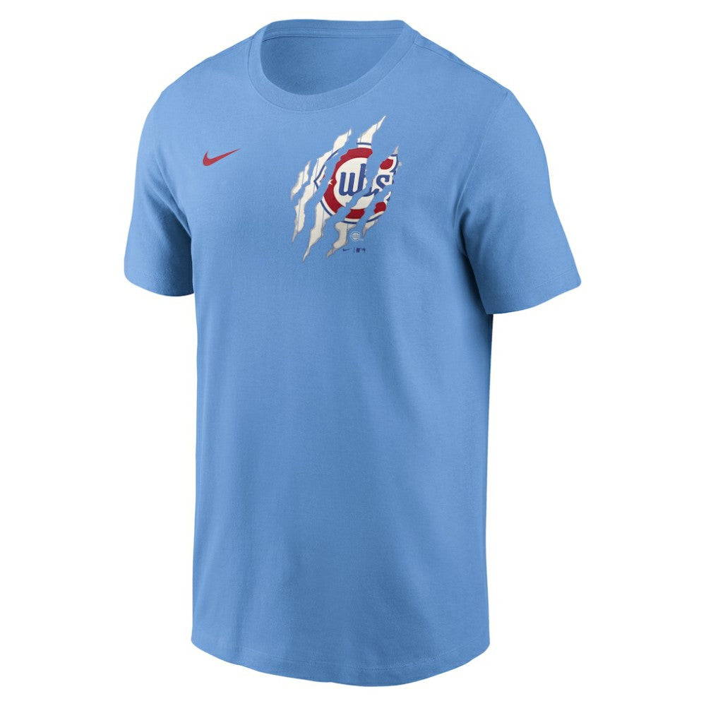 Chicago Cubs Nike Alt Pinstripe T-Shirt On Sale