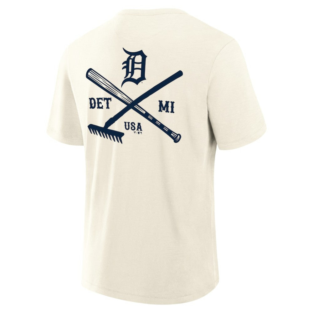 Detroit Tigers Fanatics Nostalgia Stadium Slub T-Shirt On Sale