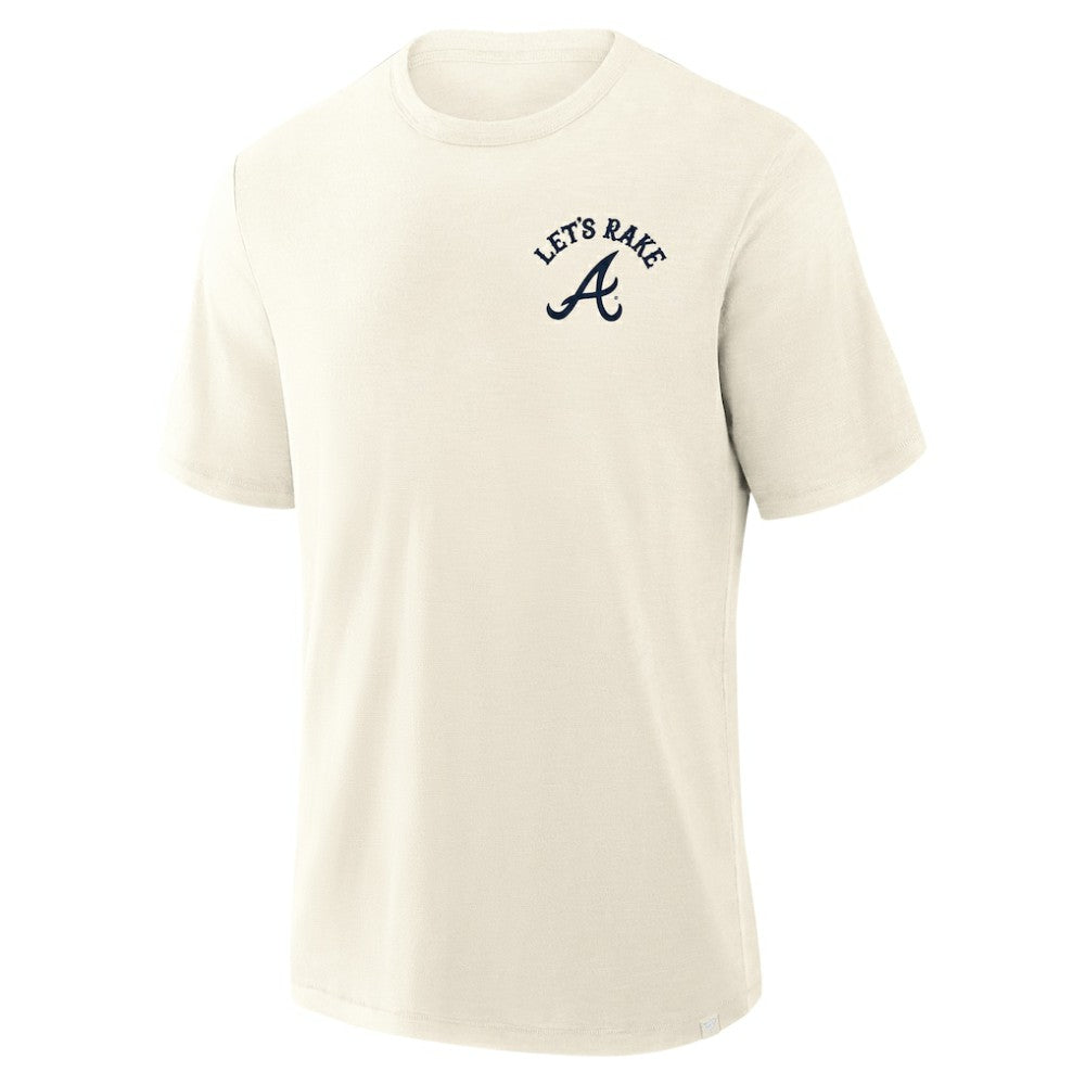 Atlanta Braves Fanatics Nostalgia Stadium Slub T-Shirt Clearance