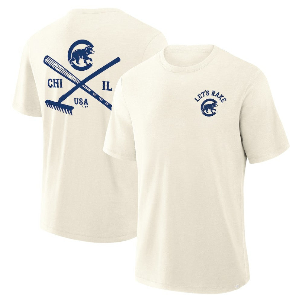 Chicago Cubs Fanatics Nostalgia Stadium Slub T-Shirt On Sale