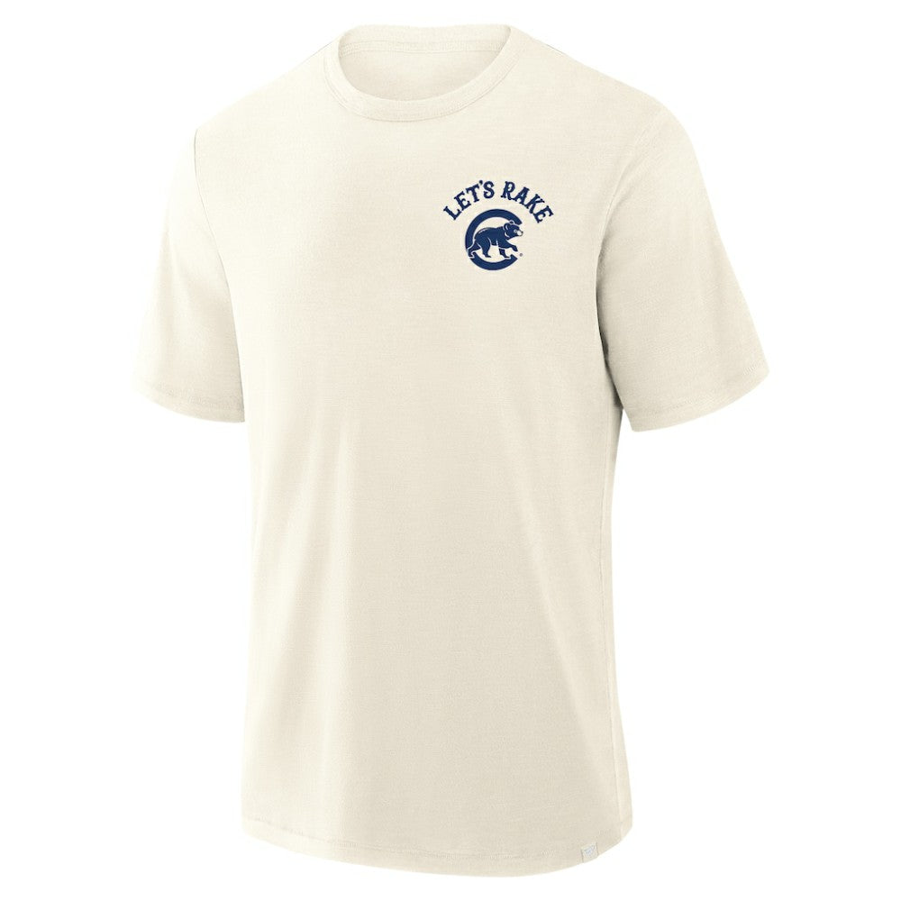 Chicago Cubs Fanatics Nostalgia Stadium Slub T-Shirt On Sale