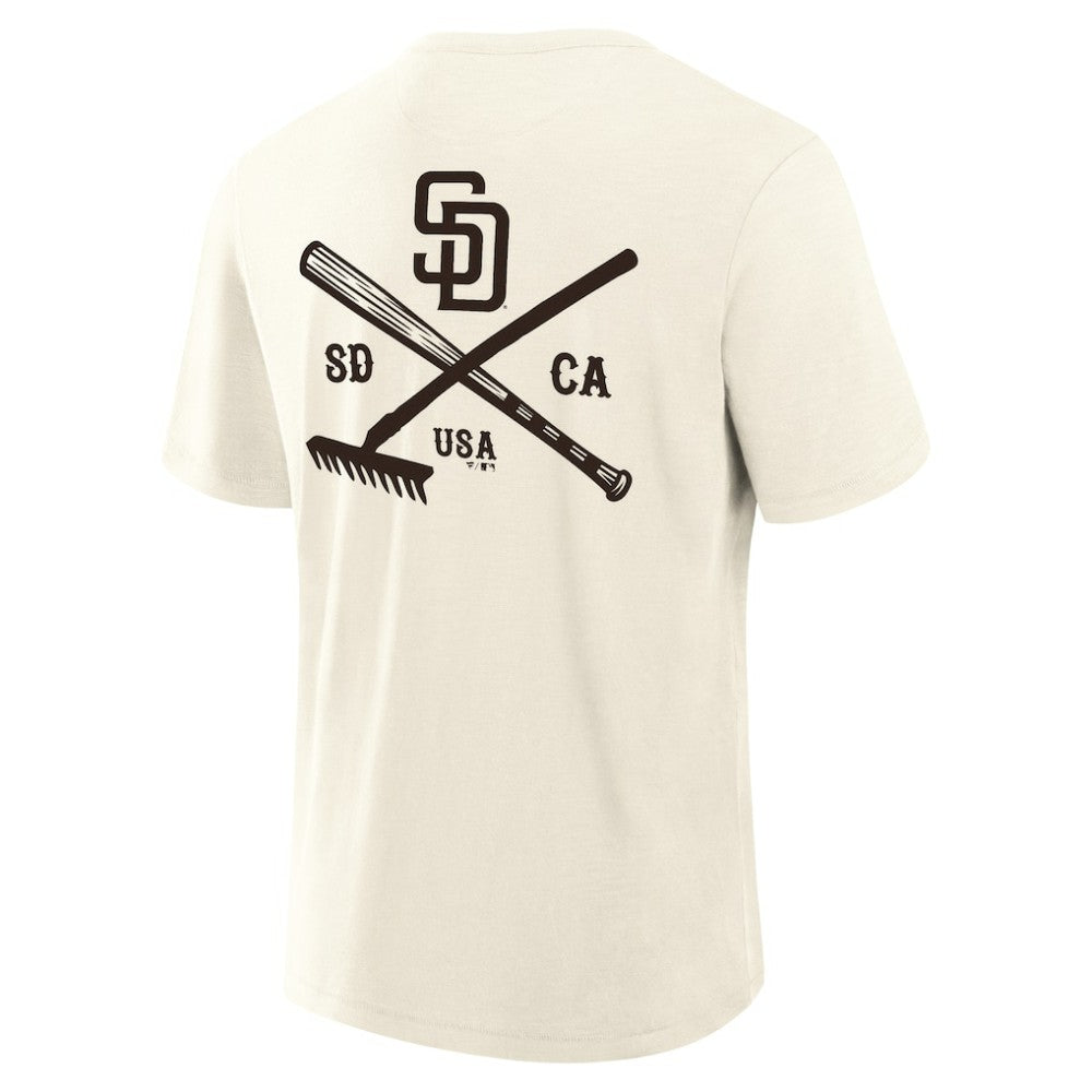 San Diego Padres Fanatics Nostalgia Stadium Slub T-Shirt Near Me