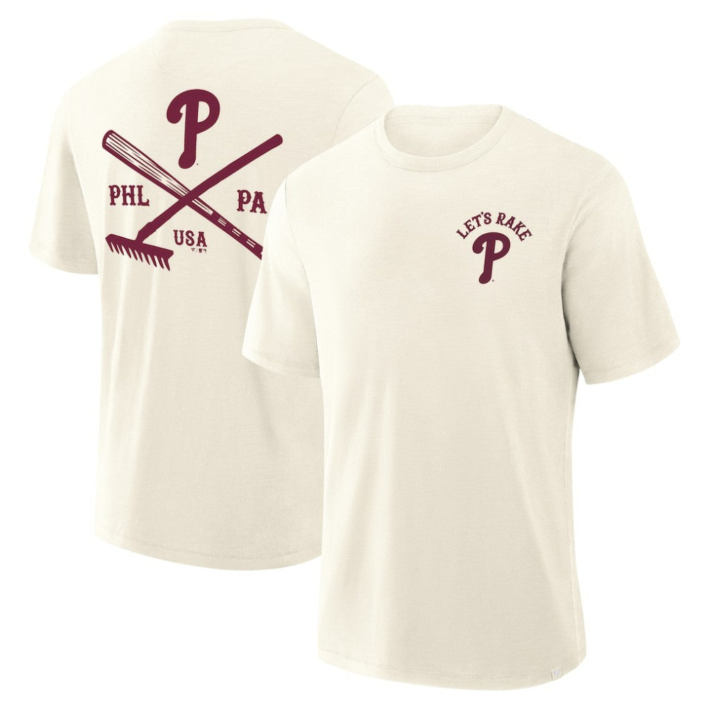 Philadelphia Phillies Fanatics Nostalgia Stadium Slub T-Shirt Clearance