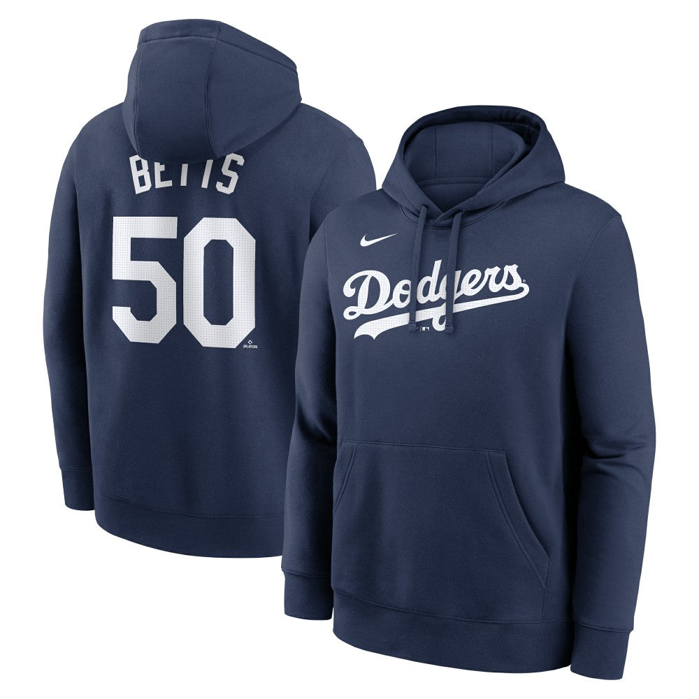 Mookie Betts Los Angeles Dodgers Nike Player Name & Number Club Pullover Hoodie Clearance