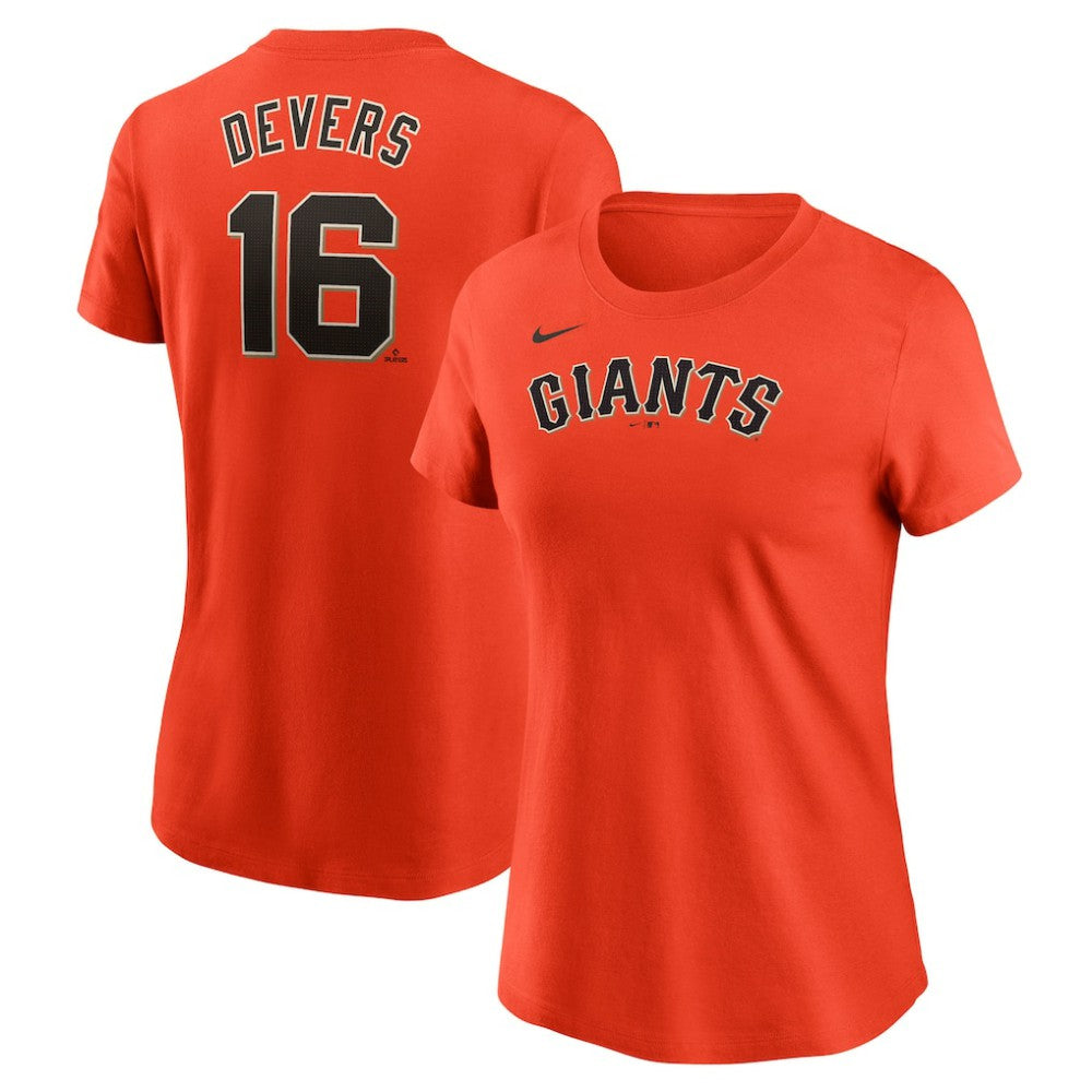 Rafael Devers San Francisco Giants Nike Women's Name & Number T-Shirt On Sale