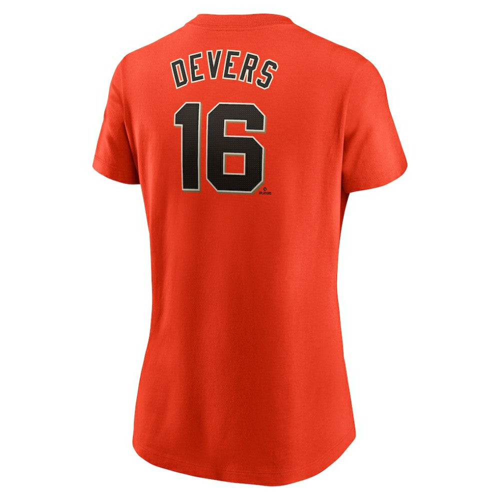 Rafael Devers San Francisco Giants Nike Women's Name & Number T-Shirt On Sale