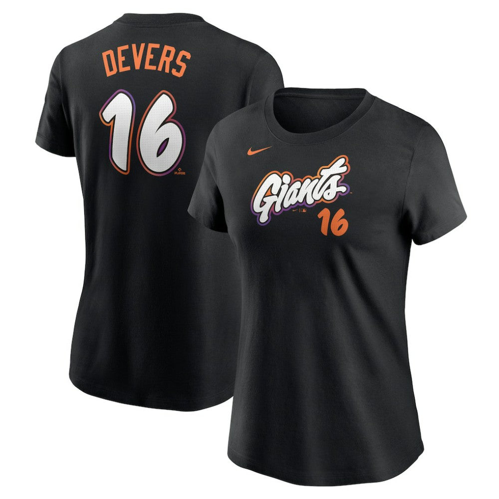 Rafael Devers San Francisco Giants Nike Women's 2025 City Connect Fuse Name & Number T-Shirt Near Me