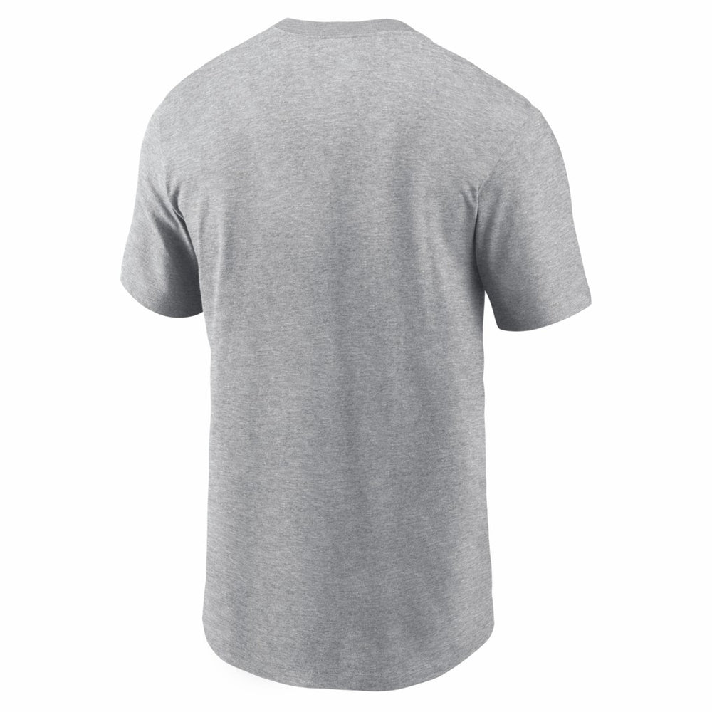 New England Patriots 2025 AFC Champions Locker Room Trophy Collection T-Shirt Heather Gray - Nike