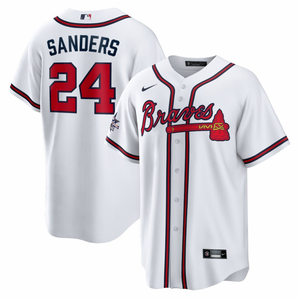 Deion Sanders Atlanta Braves Nike Home Retired Player Replica Jersey Clearance