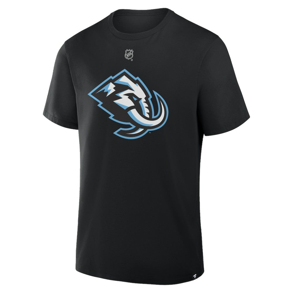 JJ Peterka Utah Mammoth - Fanatics Authentic Stack Name & Number T-Shirt Black