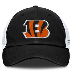 Cincinnati Bengals Trucker Adjustable Hat Black/White - Fanatics