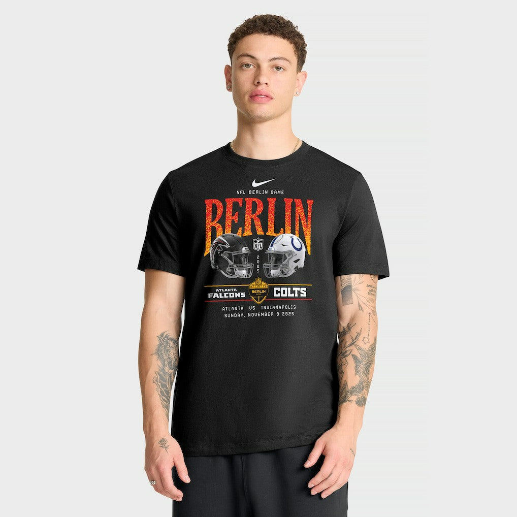 Atlanta Falcons vs. Indianapolis Colts International Games Berlin 2025 T-Shirt Black - Nike