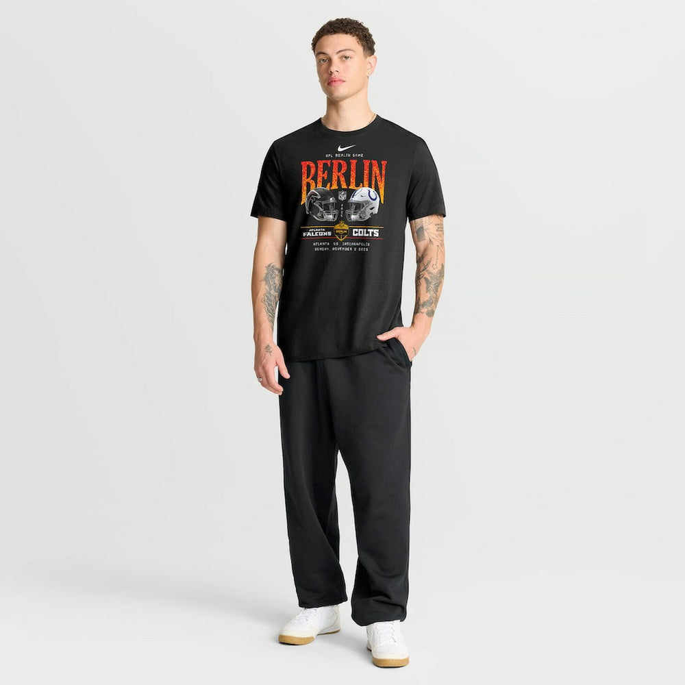 Atlanta Falcons vs. Indianapolis Colts International Games Berlin 2025 T-Shirt Black - Nike