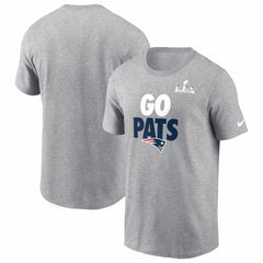 New England Patriots Super Bowl LX Fast As Fast Gets T-Shirt Heather Gray - Nike