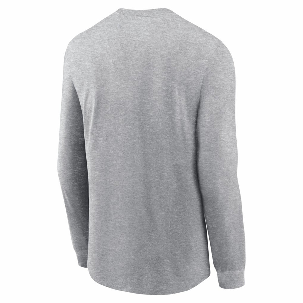 New England Patriots Super Bowl LX Fast As Fast Gets Long Sleeve T-Shirt Heather Gray - Nike