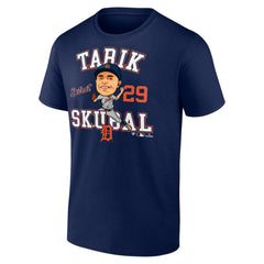 Tarik Skubal Detroit Tigers Fanatics Hometown Caricature Player T-Shirt Lifestyle