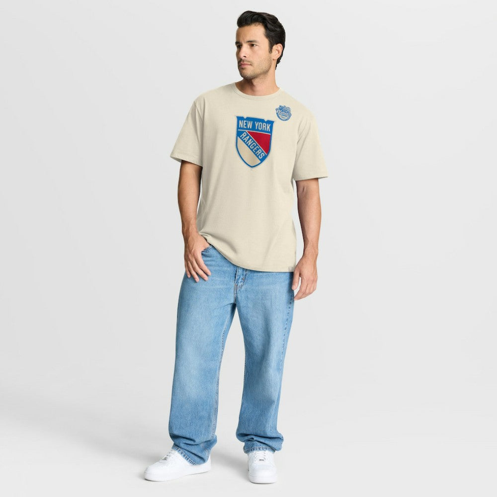 New York Rangers Fanatics 2026 NHL Winter Classic T-Shirt Cream