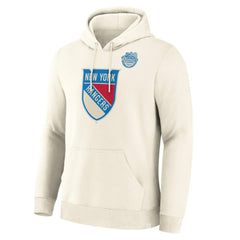 New York Rangers Fanatics 2026 NHL Winter Classic Pullover Hoodie Cream