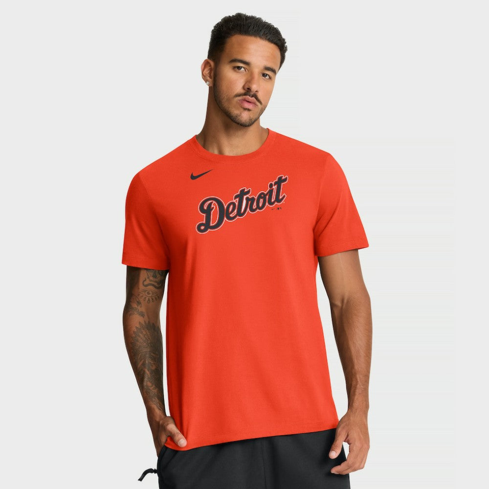 Detroit Tigers Nike Alternate Wordmark T-Shirt On Sale