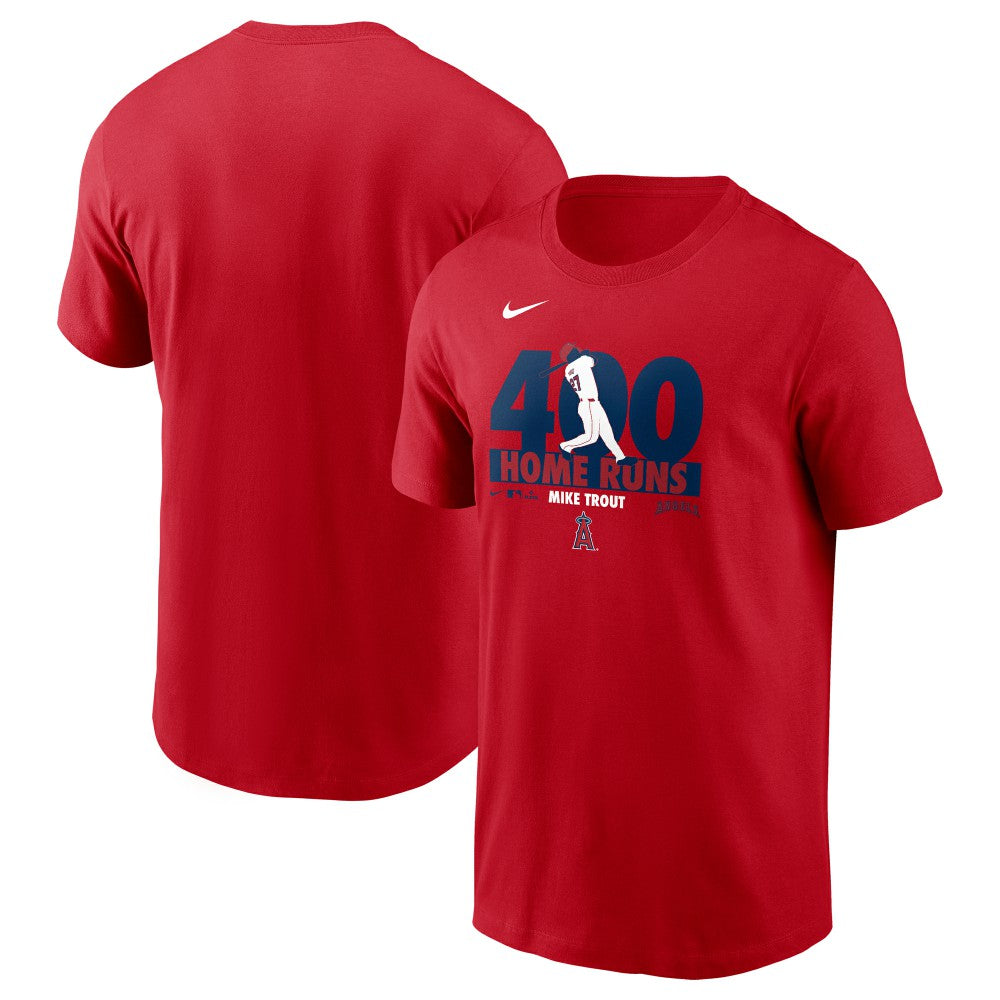Mike Trout Los Angeles Angels Nike 400 Career Home Runs T-Shirt Lifestyle