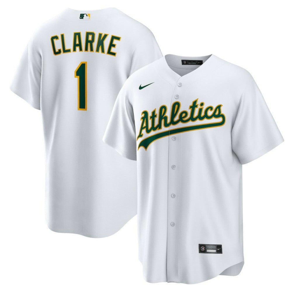 Denzel Clarke Athletics Nike Home Replica Jersey Lifestyle