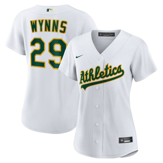 Austin Wynns Athletics Nike Women's Home Replica Jersey - White | MLB Jerseys