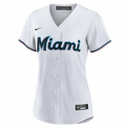 Liam Hicks Miami Marlins Nike Women's Home Replica Jersey - White | MLB Jerseys