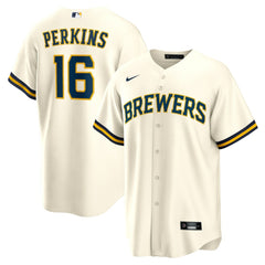 Blake Perkins Milwaukee Brewers Nike Home Replica Jersey Sale