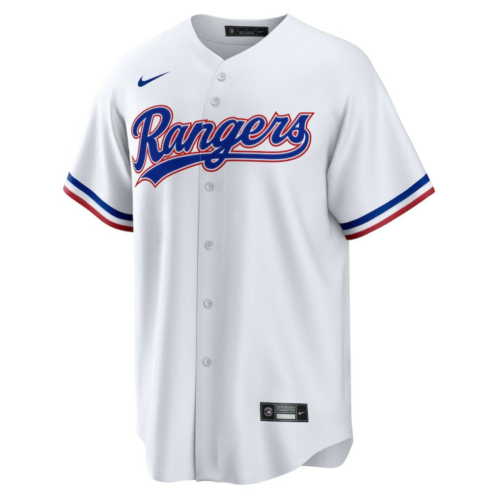 Sam Haggerty Texas Rangers Nike Home Replica Jersey - White | MLB Jerseys